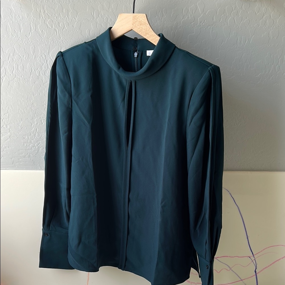 Elegant Dark Green Blouse